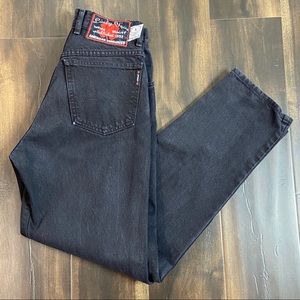 Vtg Lucky Brand #1 Relaxed Fit Black Jeans 29X31